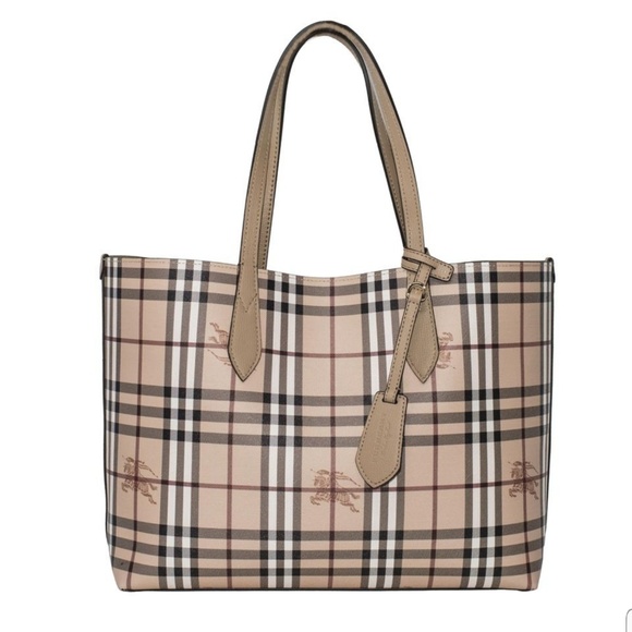 Burberry Handbags - 100% Auth Burberry Reversible Beige/Tan Tote Bag
